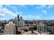 Stunning city skyline view from above at 1065 Peachtree Ne St # 3102, Atlanta, GA 30309