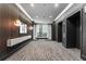 Elegant hallway with modern lighting and seating at 1065 Peachtree Ne St # 3102, Atlanta, GA 30309