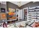 Modern office with a view, and built in shelves at 1065 Peachtree Ne St # 3102, Atlanta, GA 30309