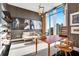 Sunlit office with city views and built-in shelves at 1065 Peachtree Ne St # 3102, Atlanta, GA 30309