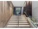 Modern staircase with glass railings at 1065 Peachtree Ne St # 3102, Atlanta, GA 30309