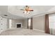 Large main bedroom features a cozy fireplace, recessed ceiling, and carpet flooring at 3300 Greencastle Chase Ne, Marietta, GA 30062