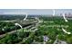 Aerial view showing home's proximity to parks and retail at 185 Marion # B, Atlanta, GA 30307