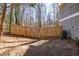 Side yard with fence, gate and AC unit at 3276 Rollingbrook Way, Duluth, GA 30096