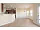 Bright dining room with chandelier and hardwood floors at 2375 Morgan Farm Dr, Buford, GA 30519