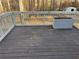 Spacious wooden deck with railing and a planter at 4906 Holbrook Cir, Duluth, GA 30096