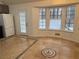 Kitchen with tile floor, bay window and door at 4906 Holbrook Cir, Duluth, GA 30096