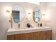 Elegant bathroom with double vanity and modern fixtures at 2107 Abner Nw Pl, Atlanta, GA 30318