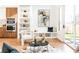 Open living space with built-in shelves and a cozy seating area at 2107 Abner Nw Pl, Atlanta, GA 30318