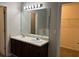 Bathroom with double vanity and walk-in closet at 5863 Seabright Ln, Atlanta, GA 30349