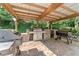 Outdoor kitchen with grill and smoker at 1250 Parkwood Se Cir # 1308, Atlanta, GA 30339