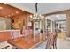 Open concept dining room with views into the kitchen at 1422 Hillside Dr, Grayson, GA 30017