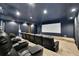 State-of-the-art home theater with reclining leather seats at 1422 Hillside Dr, Grayson, GA 30017