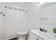 Clean bathroom with white vanity and shower/tub combo at 559 Ransom Way, Stockbridge, GA 30281