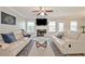 Relaxing living room with fireplace and comfortable seating at 125 Hidden Creek Dr, Canton, GA 30114