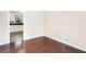 Hardwood floors and view into updated kitchen at 1730 Carla Dr, Morrow, GA 30260