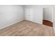 Spacious bedroom with carpeted floors and double doors at 3338 Carolina Wren Sw Trl, Marietta, GA 30060