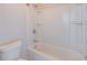Bathroom with shower/tub combo and built-in shelving at 822 Northam Ln, Atlanta, GA 30342