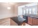 Kitchen with granite countertops and island overlooking dining area at 822 Northam Ln, Atlanta, GA 30342