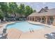 Community pool with plenty of lounge chairs at 822 Northam Ln, Atlanta, GA 30342