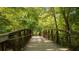 Walking bridge going through the forest at 1818 Butterfly Way, Marietta, GA 30066