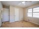 Bedroom with ceiling fan and ample closet space at 190 Highland Blvd, Stockbridge, GA 30281