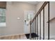 White door entryway with black metal railing at 214 Maycrest Path, Tucker, GA 30084