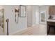 Bright hallway with access to back patio and kitchen at 214 Maycrest Path, Tucker, GA 30084