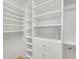 Bright walk-in closet with shelving and drawers at 200 Holly Chase Ct, Canton, GA 30114