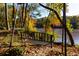 Park bench swing overlooking a lake at 3812 Stonewall Se Ter, Atlanta, GA 30339