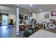 Spacious basement gym with a rowing machine and other equipment at 3812 Stonewall Se Ter, Atlanta, GA 30339