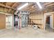 Unfinished basement with utilities and storage at 882 Edgewater Trl, Atlanta, GA 30328