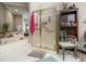 Main bathroom with shower stall, tub, and large mirror at 102 Prestwick S Way, Stockbridge, GA 30281