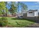 Contemporary home exterior with private backyard and wood fence at 40 Rhodes Dr, Marietta, GA 30068