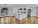 Bright kitchen featuring a large island and hardwood floors at 40 Rhodes Dr, Marietta, GA 30068