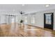 Bright and airy living room with hardwood floors and shiplap walls at 40 Rhodes Dr, Marietta, GA 30068