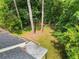 Wooded backyard with grassy area at 2907 Renfro Nw Dr, Atlanta, GA 30318