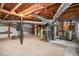 Unfinished basement with HVAC unit and storage at 2907 Renfro Nw Dr, Atlanta, GA 30318