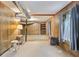Unfinished basement with wood paneling and shelving at 2907 Renfro Nw Dr, Atlanta, GA 30318