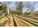 Large backyard with tall trees and grassy area at 3268 Teton Se Dr, Atlanta, GA 30339