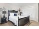 Bright bedroom with a full-size bed and built-in closet at 3970 Somerled Trl, Atlanta, GA 30349