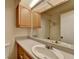 Bathroom with vanity, mirror, and shower/tub combo at 574 Northridge Crossing Dr, Sandy Springs, GA 30350