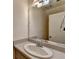 Simple bathroom with a single sink and mirror at 574 Northridge Crossing Dr, Sandy Springs, GA 30350