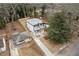 Aerial view of a two-story home and surrounding area at 1416 Elizabeth Sw Ave, Atlanta, GA 30310