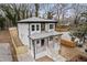 Aerial view of a two-story home with a front porch at 1416 Elizabeth Sw Ave, Atlanta, GA 30310
