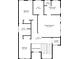 Second floor plan featuring primary bedroom, two additional bedrooms, and laundry at 1416 Elizabeth Sw Ave, Atlanta, GA 30310