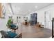 Open concept living area with hardwood floors and modern furniture at 1416 Elizabeth Sw Ave, Atlanta, GA 30310