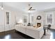 Living room with a marble fireplace, hardwood floors, and plenty of natural light at 769 Penn Ne Ave, Atlanta, GA 30308