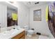 Small bathroom with shower/tub combo and vanity at 390 Wayside Dr, Lawrenceville, GA 30046