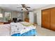 Bright bedroom featuring a double bed and built-in wardrobe at 390 Wayside Dr, Lawrenceville, GA 30046